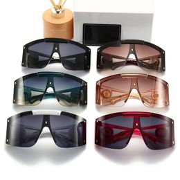 Designer de luxe Suncloud Sunglasses pour hommes verres de cyclisme pour femmes Fashion Beach Tourism verêts de soleil à moitié enveloppés de verre incurvé 2024