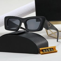 Lunettes de soleil design de luxe lunettes de soleil noires style classique adaptées aux hommes et aux femmes cadeau en plein air à la mode donnant un rassemblement social avec boîte