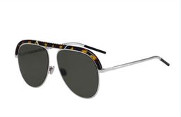 Lunettes de soleil de luxe de conception de luxe Vente de lunettes désertiques populaires Frame pilotes UV400 Protection Eyewear Top Quality avec la boîte d'origine