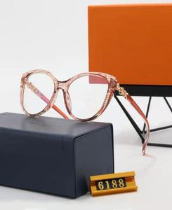 Lunettes de soleil de créateurs de luxe Fashion Round Femmes Sun Glassements Salle Vintage Clear Lens Optical Léopard Eyeglass pour femmes et hommes 7098591
