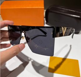 Gafas de sol de diseñador de lujo Gafas de sol de moda Resistentes a los rayos UV populares hombres mujeres Diseñadores retro gafas de sol cuadradas Gafas informales versátiles