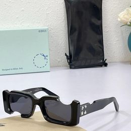 lunettes de soleil design de luxe pour hommes et femmes style cool mode classique plaque épaisse noir blanc lunettes de cadre carré hors lunettes homme lunettes avec boîte d'origine