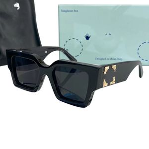 Luxe designer zonnebril voor mannen oeri003 dames dames desingers square retro frames hot verkopen zwart met patroonlenzen originele doos