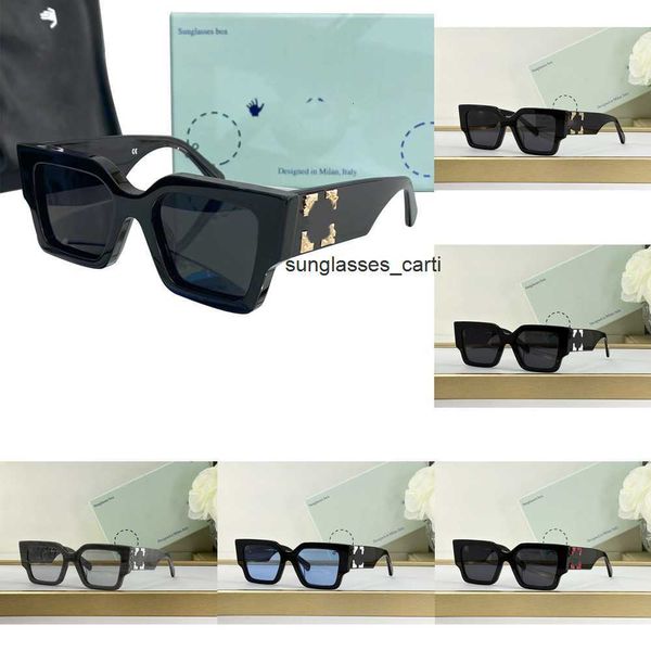 Lunettes de soleil de créateurs de luxe pour hommes Oeri003 Femmes Womens Square Retro Frames Hot Vendre des cadres noirs avec des lentilles de motif Boîte d'origine