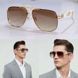 Marca de lujo para hombres SUN COLLECION gafas de sol de diseño THE KING II gafas de sol clásicas con forma de piloto de playa para hombres y mujeres king 2 con caja original UV400