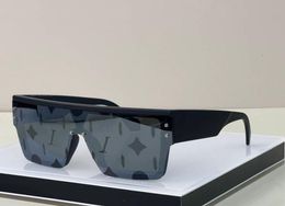 Luxe designer zonnebrillen voor mannen zonnebrillen voor vrouwenstijl Antiultraviolet retro schild lensplaat vierkant onepiece volledig M7666984