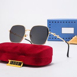 Luxe designer zonnebril voor mannen vrouwen spiegel metalen frame piloot zonnebril klassiek