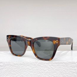 Luxe designer zonnebril voor mannen dames cateye frames vaste bruine lenzen 100%UVA/UVB -bescherming topkwaliteit