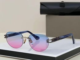 Lunettes de soleil de luxe pour homme femme classique Mach META-EVO TWO lunettes de soleil pilote or noir argent cadre Buffa corne lunettes dégradé