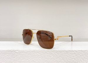 Lunettes de soleil de luxe à vendre Nouvelles lunettes de soleil carrées à la mode sans monture femmes Style INS polyvalent 1605S