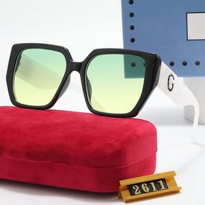 Luxe Designer Gepolariseerde Zonnebril Voor Dames Heren Bril Full Frame Goggle G Zonnebril Mode Senior Brillen Met Doos Strand Zomer Accessoires