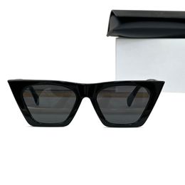 luxe designer zonnebril voor dames 41468 cat eye ontwerp beroemd merk outdoor populaire uv400 zonnebril plankframe origineel kwaliteit glas OEM ODM retro brillen