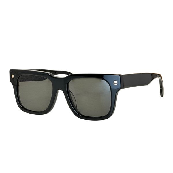 Lunettes de soleil de styliste pour femmes et hommes, lunettes de soleil rétro, monture noire, UV400, lentilles gris foncé, design carré cool, livrées avec étui d'origine, offre spéciale