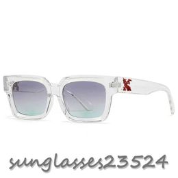 Lunettes de soleil de designer de luxe, dames, hommes, styles cool, lunettes à monture croisée classiques à la mode translucide