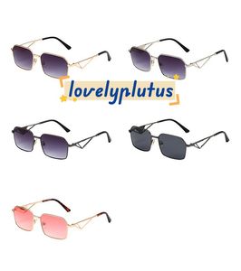 Luxe designer zonnebril man vrouwen bril rechthoekighoek zonnebrillen unisex Designer Goggle Beach Sun Glazen retro frame luxe ontwerp met doos