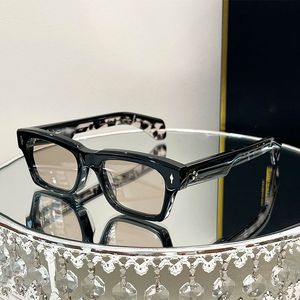 Designer zonnebrillen voor mannen en vrouwen Handgemaakte JAC MAR ASHCROFT Bril van luxe kwaliteit Stevig frame Stijlvol retro vierkant frame UV-bescherming zonnebril