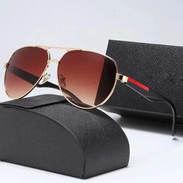 Designer de luxo óculos de sol masculino quadrado metal óculos quadro espelho tipo legal verão oval óculos de sol para mulher masculino com caixa