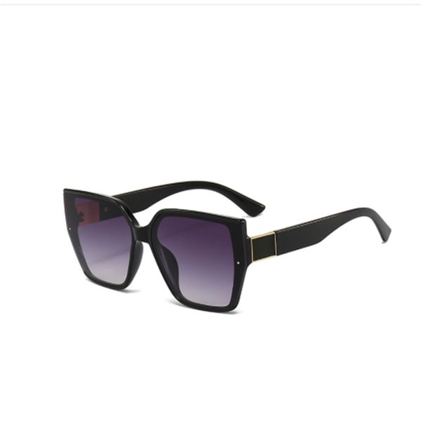 Gafas de sol de diseñador de lujo, Hombres, mujeres, Hombres, Estilo fresco, placa gruesa clásica de moda actual, negro, blanco, gafas de montura cuadrada, Gafas de sol para hombres, Diseñador con caja