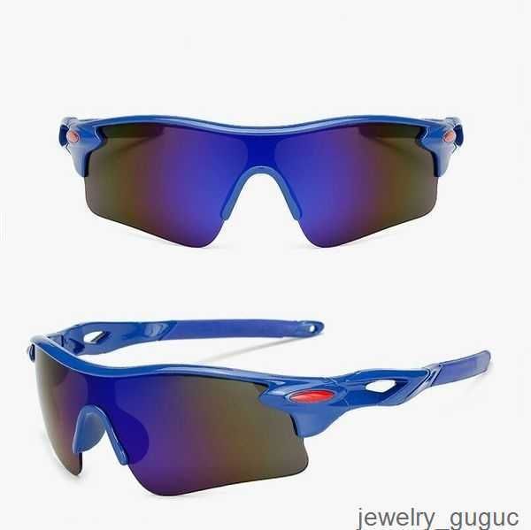 Gafas de sol de diseño de lujo Oakleies para hombre y para mujer Deportes Gafas de roble Polarización al aire libre Ciclismo MTB A prueba de viento UV400 Bicicleta eléctrica Montar Protección para los ojos Wit Nzyh