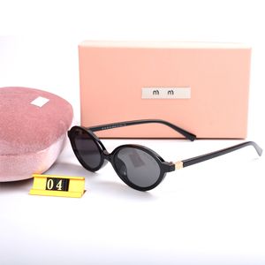 Luxe designer zonnebril ovale lens casual zonnebril voor vrouwen buiten foto schaduwglazen reizen met originele doos