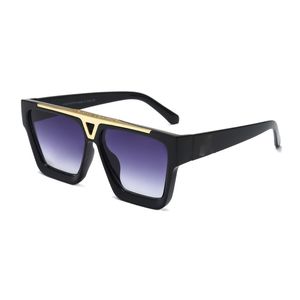 Designer de luxe lunettes de soleil polarisées voyageant lunettes de soleil côté lettre mode lunettes protection solaire parasol extérieur plage photo lunettes lunettes