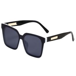 Lunettes de soleil de luxe rétro pour hommes et femmes, carrées, surdimensionnées, à la mode, pour l'extérieur, Uv400