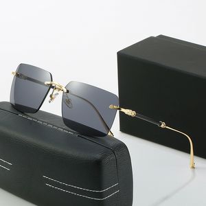 Luxe Designer Zonnebrillen voor Vrouwen Mannen Mode MAYBA Buffelhoorn Zonnebril Rijden Buffs Shades Eyewear Randloze Vierkante Vintage Retro Zonnebril Gafas De Sol