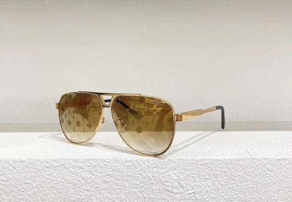 lunettes de soleil design de luxe chaudes pour femmes femme lunettes de soleil pour hommes mans matériau épaissi protection uv400 doré avec motif lentilles match bleu orange boîte