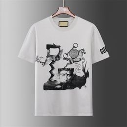 Design de luxe T-shirt pour hommes chemises pour hommes Tide Tide Splay Streetwear Letter
