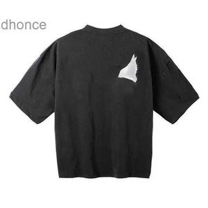 Luxe designer T-shirt unisex Peace Dove Gedrukt katoenen T-shirt in zwart