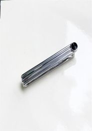 Luxe designer tie clip voor mannen hoge kwaliteit met stempel titanium staal metalen top geschenk met box232n63869462232758