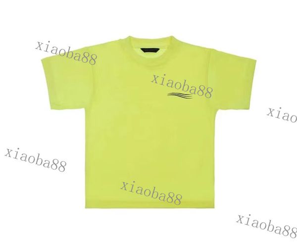 Diseñador de lujo de las mejores marcas camiseta cabeza rota oso niños manga corta verano suelta media manga moda ropa para niños tops para niños camisetas para niños ropa para niñas bebé verde