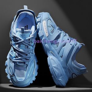 Luxe designer atletiek 3.0 sneakers man platform vrijetijdsschoenen wit zwart net nylon bedrukte leren sportschoenen triple s riemen 36-45 k2