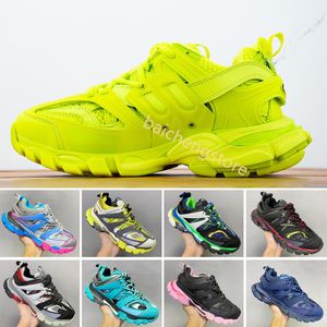 Luxe designer atletiek 3.0 sneakers man platform vrijetijdsschoenen wit zwart net nylon bedrukte lederen sportschoenen triple s riemen 36-45 L5