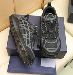 Traineurs de concepteur de luxe Sneakers Chaussures Low Top Flat Letter Imprimé blanc Black Leather Trainers Sneakers 38-45