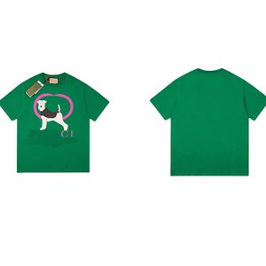 Tshirt de créateur de luxe Shirt Shirts Womens Shirts Fashion Brand Dog Cartoon Impression Tshirts Casual Sports Détendus Sports Breatch T-T-T-T-T-T-T-T-SEOD
