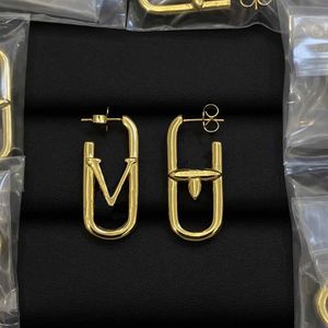 Luxe Designer vintage hoogwaardige oorstekers letters Oorbellen asymmetrische oorbellen Oorbellen Voor Vrouwen Festival Bruiloft Sieraden cadeau