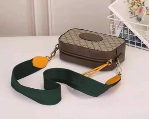 Luxe Designer Vintage Tijger Hoofd Schouder Messenger Bags Mannen Vrouwen Mode Camera Portemonnee Designer Handtassen met Riem Crossbody Tas