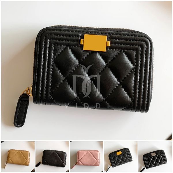 Designer de luxe Wallet Womens Coin Purse Caviar Credit Card Bag Business Card Holder Wallet