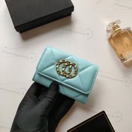 Luxe designer portemonnee Dames portemonnee flip kaarthouder portemonnee kaarthouders ontwerper Diamond schapenvacht portemonnee kaarttas kleine portemonnee handtas mini tas