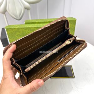 Luxe Designer Portefeuilles Kaarthouder Hoge kwaliteit Koeienhuid voor Mannen Vrouwen Portemonnees Lange Portemonnee Portemonnee Tassen Dames Casual Clutch Bag Geschenkdoos goodsee