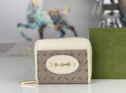 Luxe designer portemonnees heren dames Ophidia rits cion portemonnee mode marmont korte kaarthouder hoogwaardige dubbele letter mark mini clutch 549d