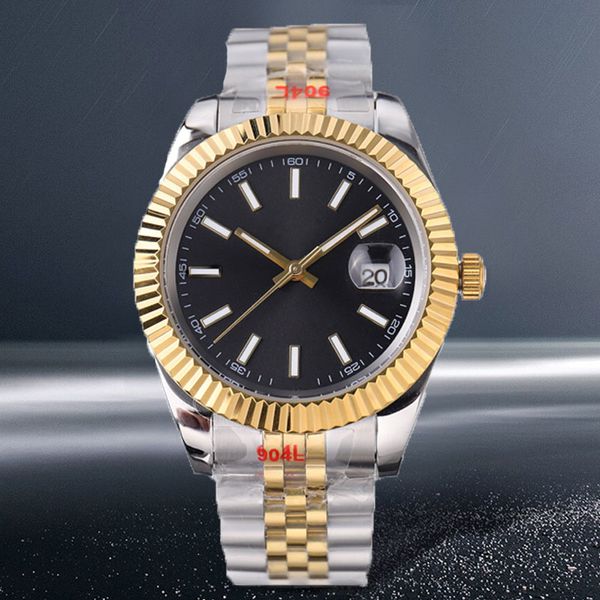 Montre de designer de luxe mouvement de montre pour homme 36/41MM entièrement en acier inoxydable étanche rose 28/31MM datejust cadeau de vacances montres pour femmes