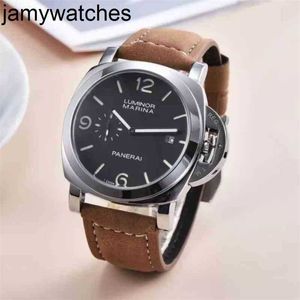 Montre de créateur de luxe Panerass montres pour hommes montre-bracelet mécanique hommes mode cuir calendrier Gentleman Ok9d