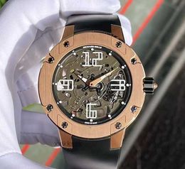 Diseñador de lujo Watch Richar Men's Mille Watches Movimiento automático mecánico Sapphire Impermeable Moda de pulsera Mundial de goma Silicona QGE7