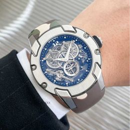 Diseñador de lujo Watch Richar Men's Mille Watches Movimiento automático mecánico Sapphire Impermeable Moda de pulsera Mundial de goma Silicona YT66