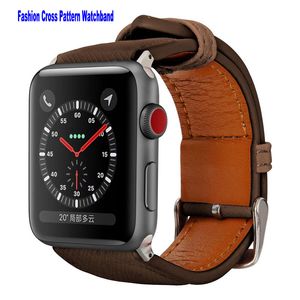 Bracelets de montres de créateurs de luxe Bracelets Apple Watch Band 45mm 44mm 42mm 41mm 40mm 38mm Luxes Rétro Élégant Mode Bracelet en cuir PU pour iWatch SE eries 8 7/6/5/4/3/2/1