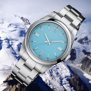 luxe designer horloges hoogwaardig koppelhorloge heren- en dameshorloge 41 mm automatisch uurwerk mode waterdicht saffierontwerp volledig roestvrijstalen horlogeband