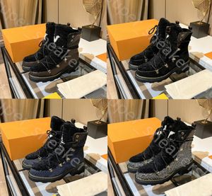 Designer de luxe Boots Boots Femmes Botkle Boots Fashion Martin Bootst Real Leather Plateformes laine Keep Warm Snow Boot avec Original 3237185