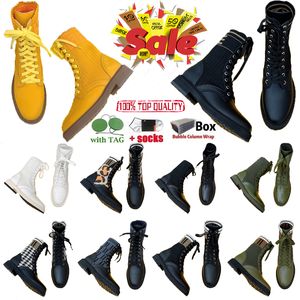 Luxe designer vrouw ROCKOKO laarzen zwart lederen bikerlaarzen met stretchstof Lady Combat enkellaars platte schoenen maat 35-42